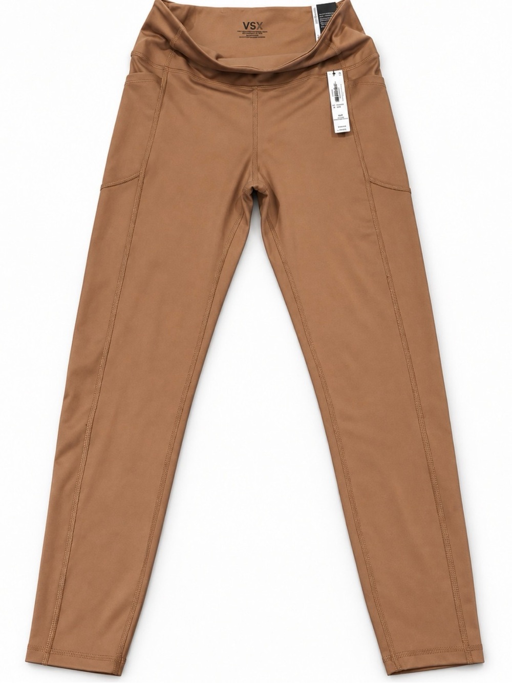 VSX Tan High-Rise Performance Leggings - Picture 3 of 4